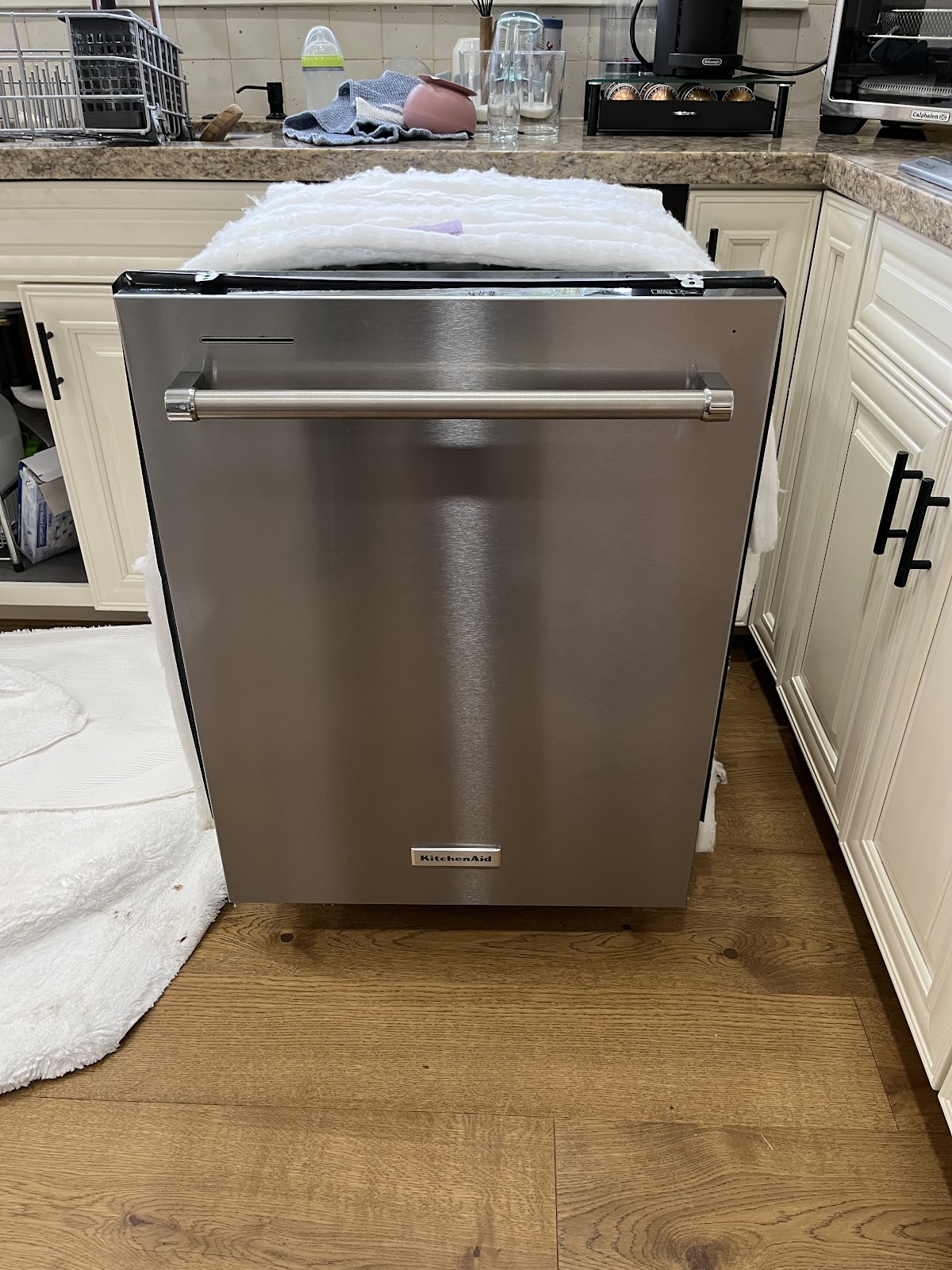 KitchenAid dishwasher during a drain pump replacement by ProStar